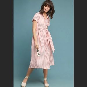 Anthropologie 4our Dreamers Linen Dress SP
